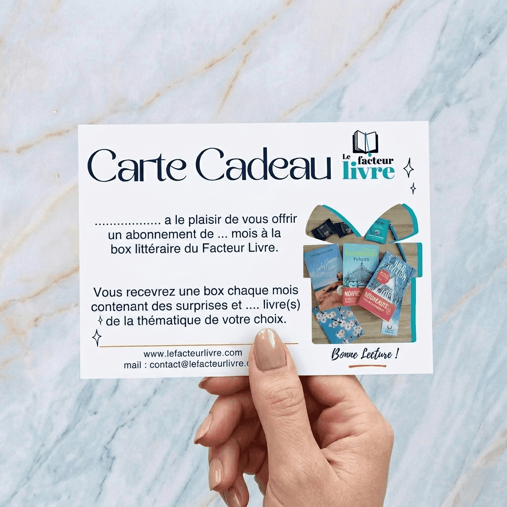 Carte cadeau Le Facteur Livre abonnement box jeunesse