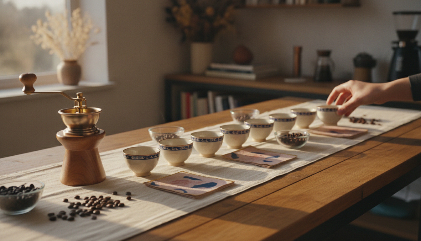 Ambiance atelier cafeologie degustation cafe