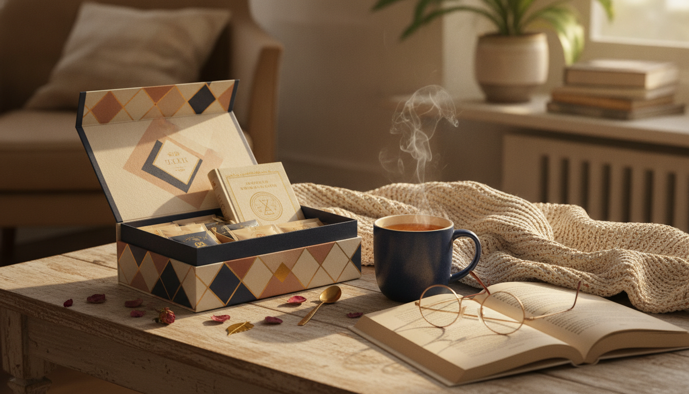 Ambiance coffret tea time livre the lecture